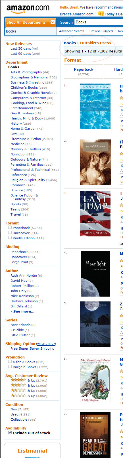 A Closer Look At Our Self published Books On Amazon President Of 