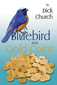 A Bluebird And Gold Coins