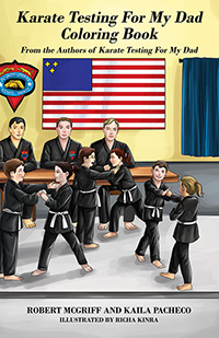 Karate Testing For My Dad Coloring Book