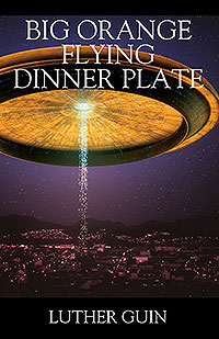 Big Orange Flying Dinner Plate