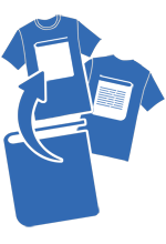 Some people wear their heart on their sleeve—you can wear your self-published book cover on your t-shirt!  Custom t-shirts printed with your book’s cover is a great way to promote your book wherever you go.