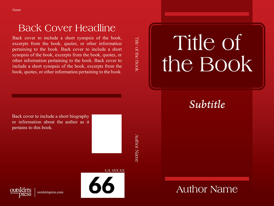 Outskirts Press Professionally Designed Cover Style without Image at ...