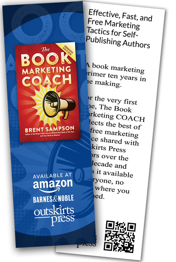 Custom bookmarks featuring your book cover for self publishing authors promoting their book.