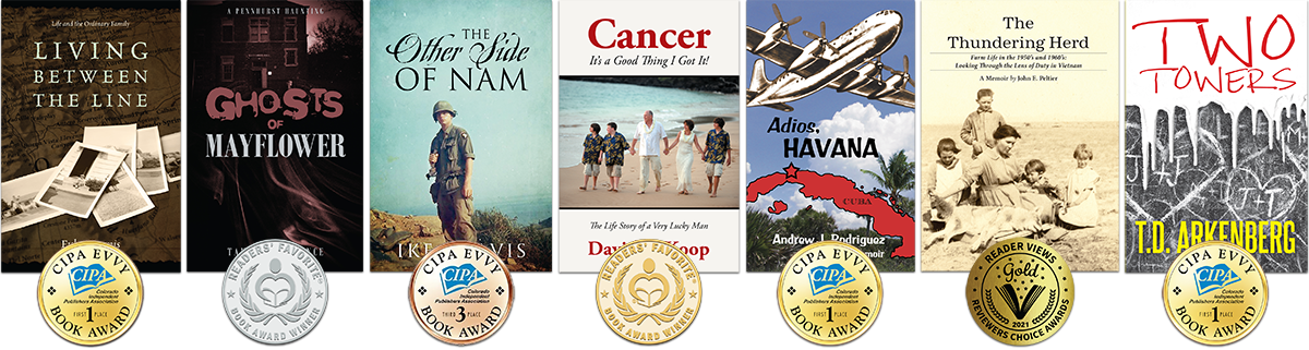 Award-winning memoirs published by Outskirts Press
