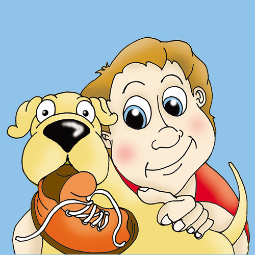 Personalized children's book featuring a boy