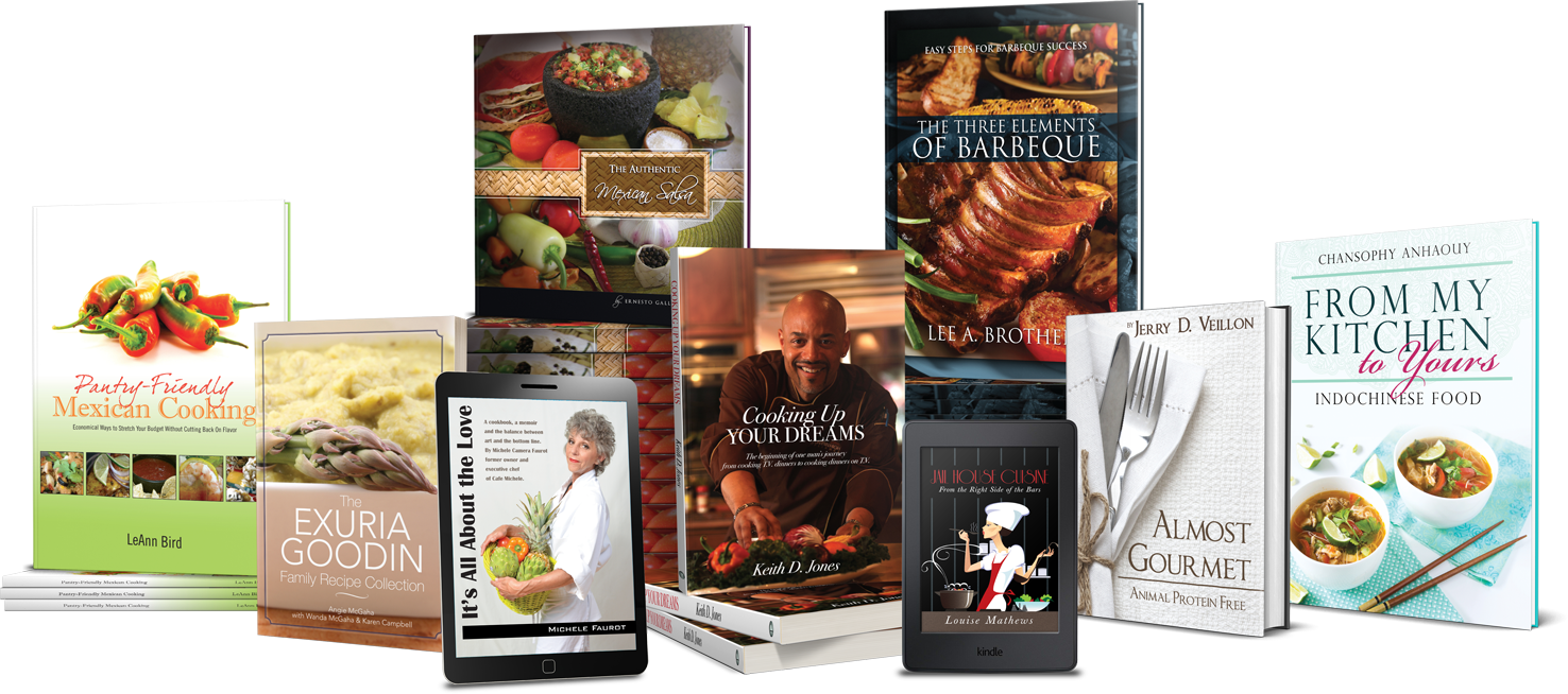 As the industry's best cookbook self-publisher, Outskirts Press publishes recipe books in paperback, hardback and eBook formats.  Outskirts Press offers black & white & full-color printing for self-published cookbooks.