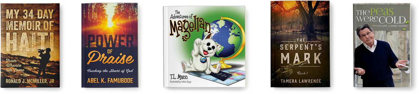 Example of a professionally designed custom book cover