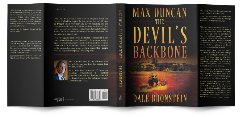 Example of a professionally designed Outskirts Press hardback dust jacket showing the front cover, spine, back cover, and flaps
